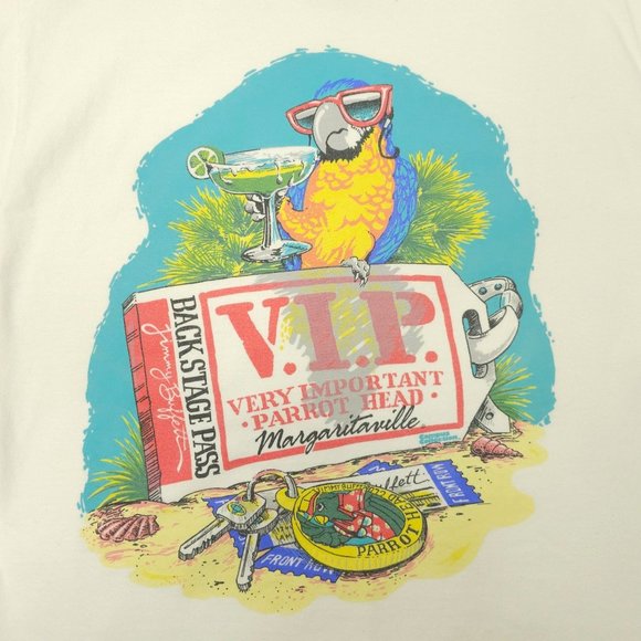 2005 Jimmy Buffett VIP Parrot Head Graphic T Shirt Sz L Summer Tour Diamond Star - Picture 11 of 16